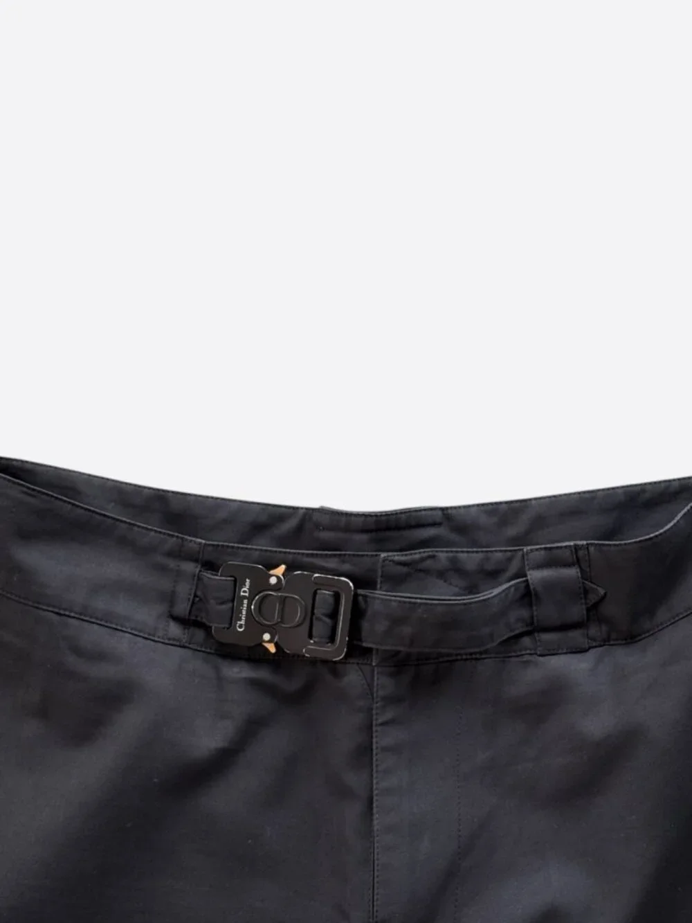 Dior Cactus Jack Black Cargo Bermuda Shorts